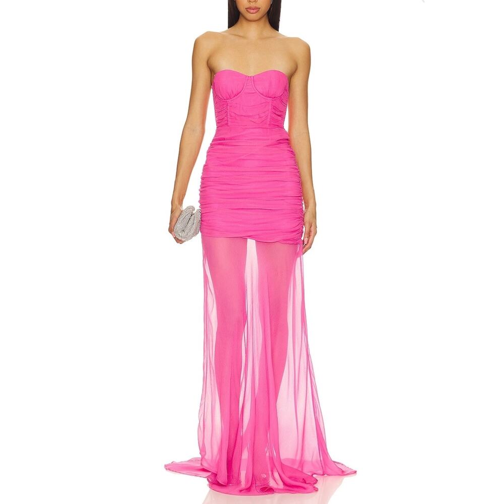 NEW NWT Camila Coelho Loire Gown in Pink size Small